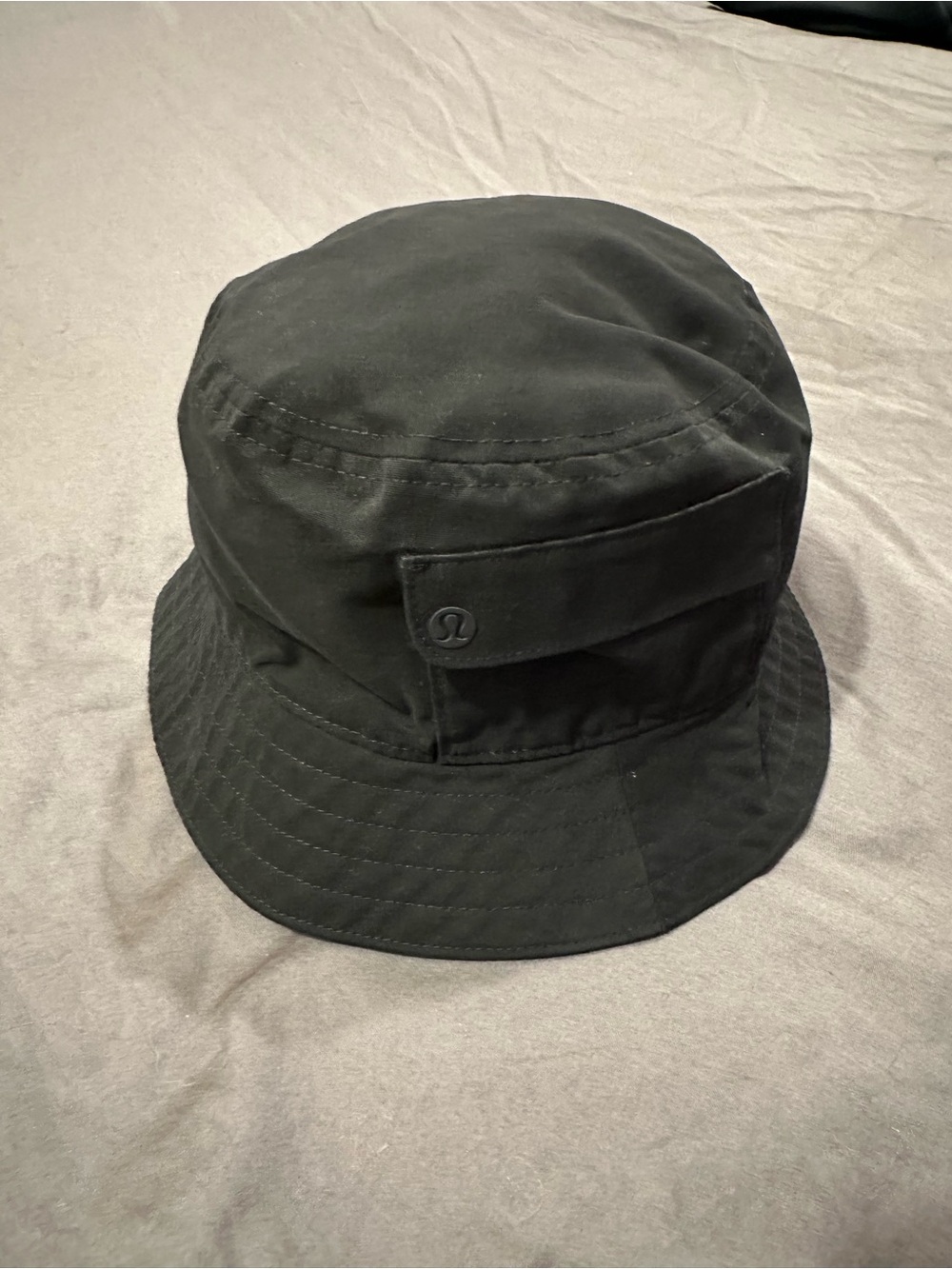 Lululemon Black Bucket Hat With Pocket